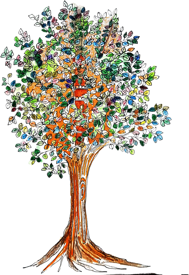 Tree of Life Multicolour