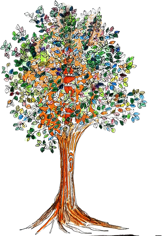 Tree of Life Multicolour